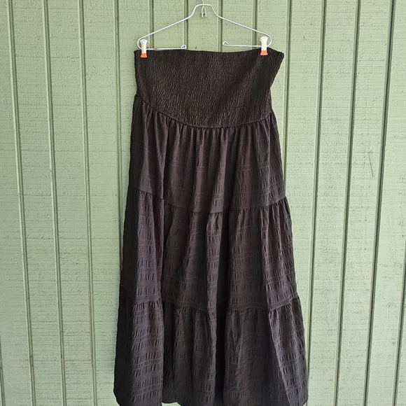 Shien Curve 3x black strapless maxi dress - Picture 3 of 6